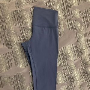 EUC Lululemon Align Crop, Purple/Gray, Size 8